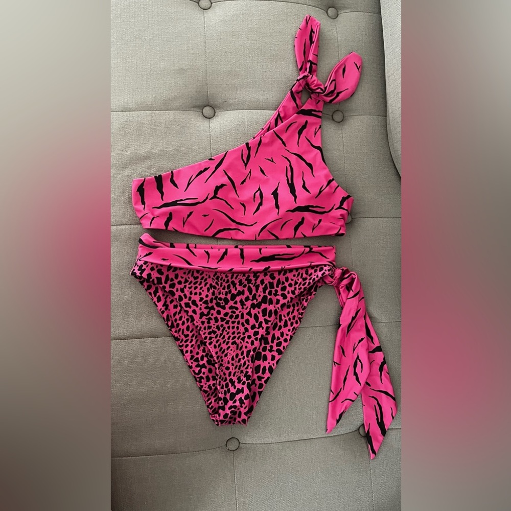 COPY - Pink Printed Swimsuit